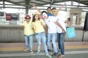 Flashmob At Metro Station